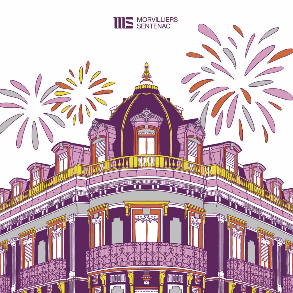 Illustration du cabinet Morvilliers Sentenac pour les voeux 2026