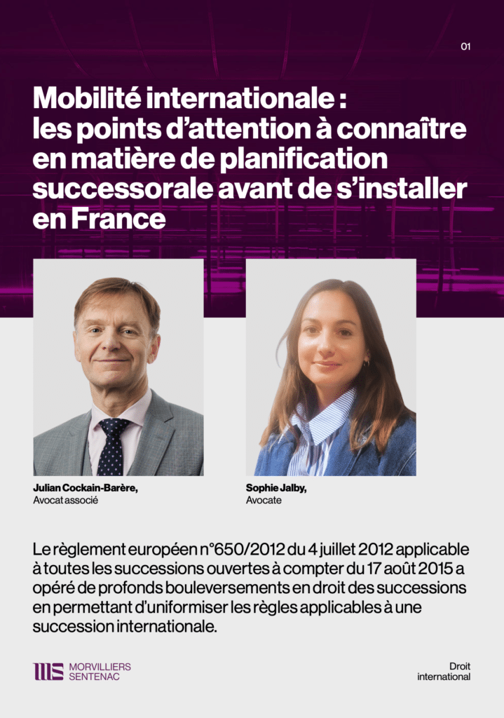 Illustration d'un article sur la mobilité internationale traitée par le cabinet Morvilliers Sentenac