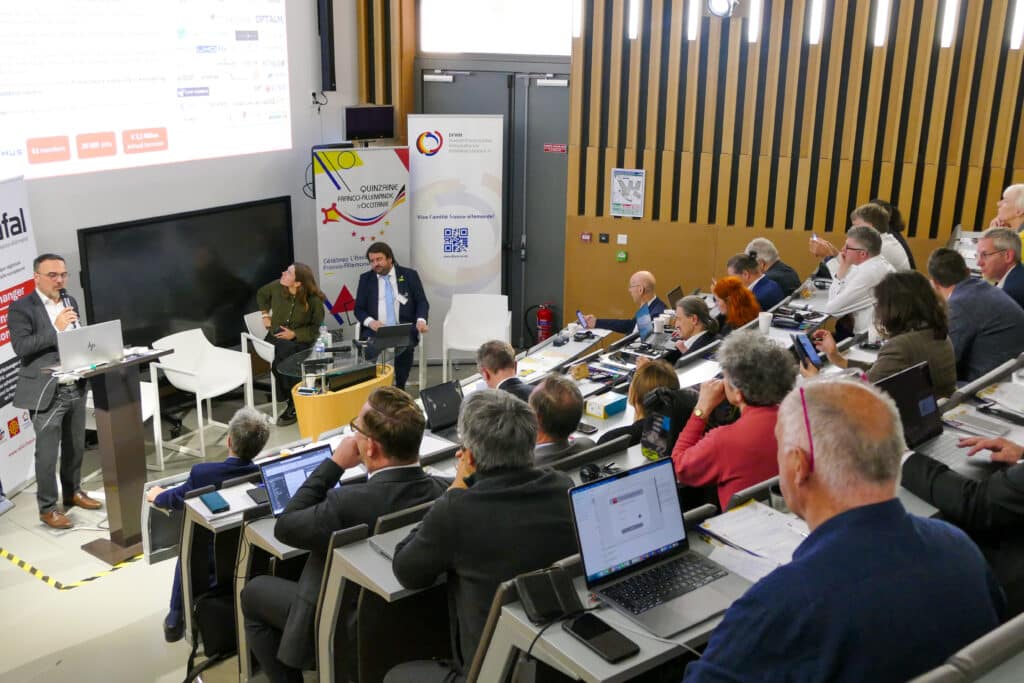 Photographie d'un évènement sur la 8e édition de la Quinzaine franco-allemande d’Occitanie par le cabinet Morvilliers Sentenac